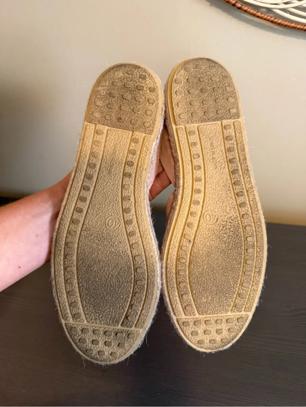 Verbenas Pink Carmen Suede Espadrilles
